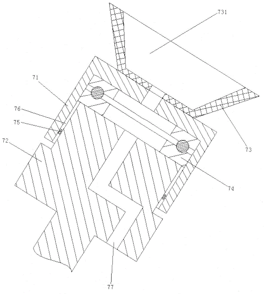 Wall mounting type frozen chicken unfreezing mechanism and unfreezing method