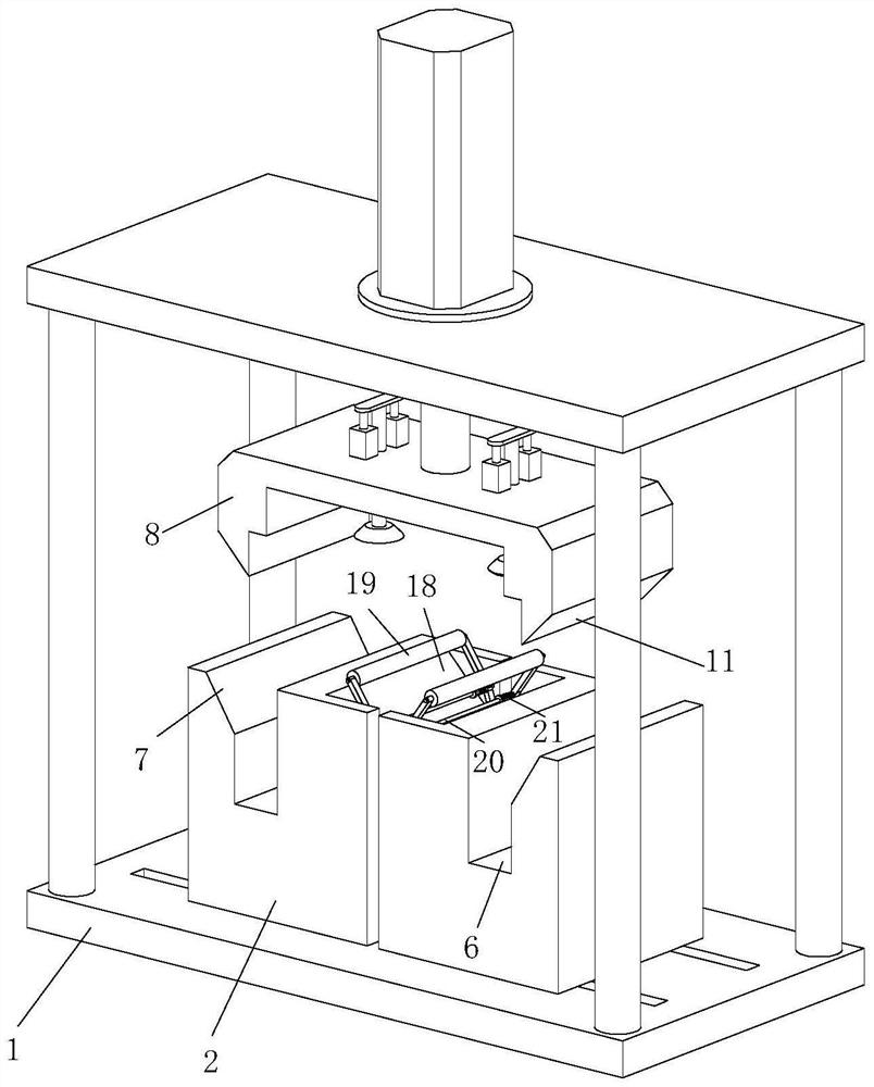 LED street lamp shell production device