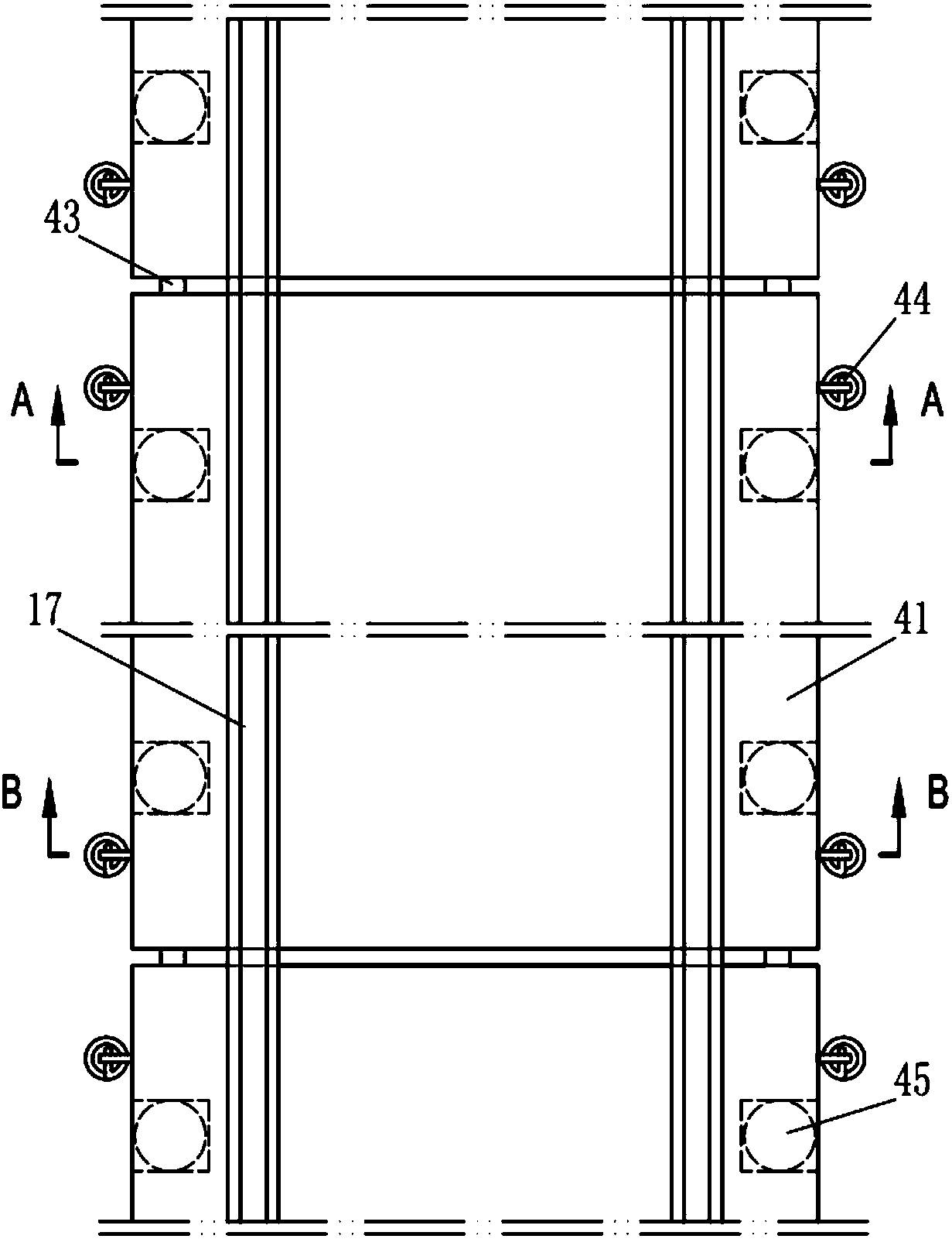 track floating track bed