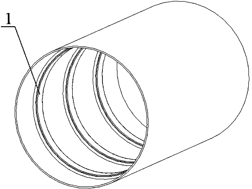 Core mold and shaping method for shaping strip annular internal reinforced rib rotary body thin-wall part