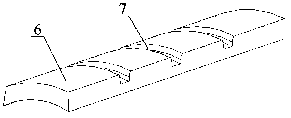 Core mold and shaping method for shaping strip annular internal reinforced rib rotary body thin-wall part