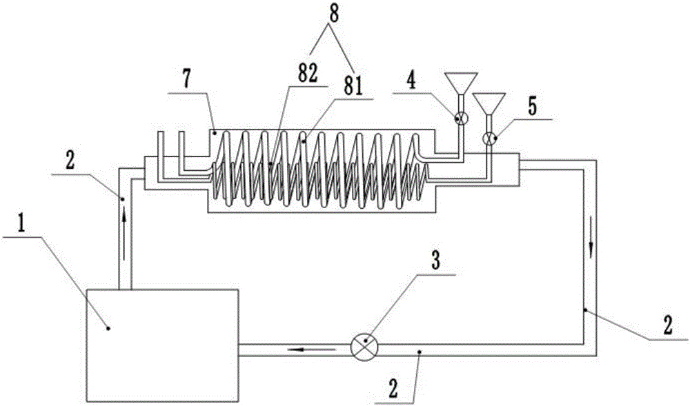 High-reliability cooling device of automobile engine water tank