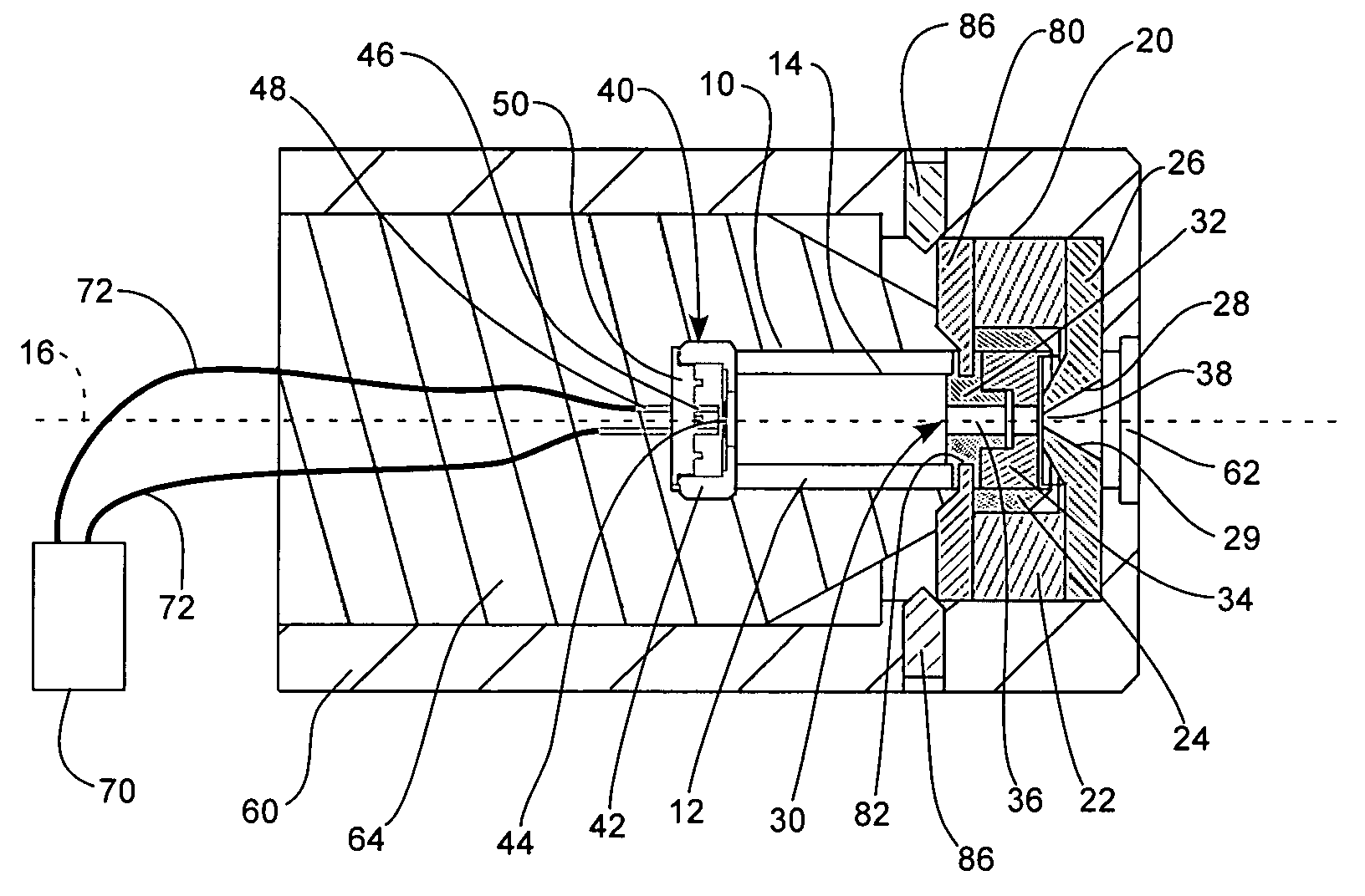 Magnetic head for X-ray source