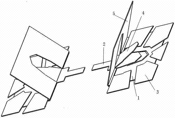 Template for sewing non-ironing sleeve tab