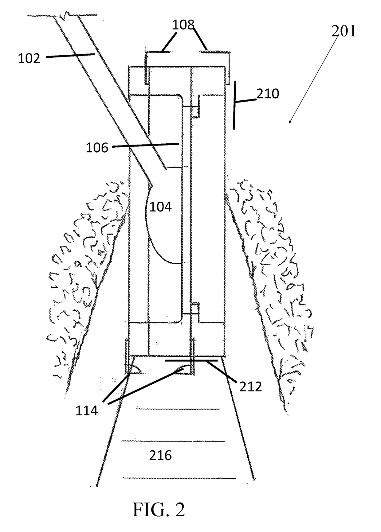 Vehicle-Attached Excavation Implement