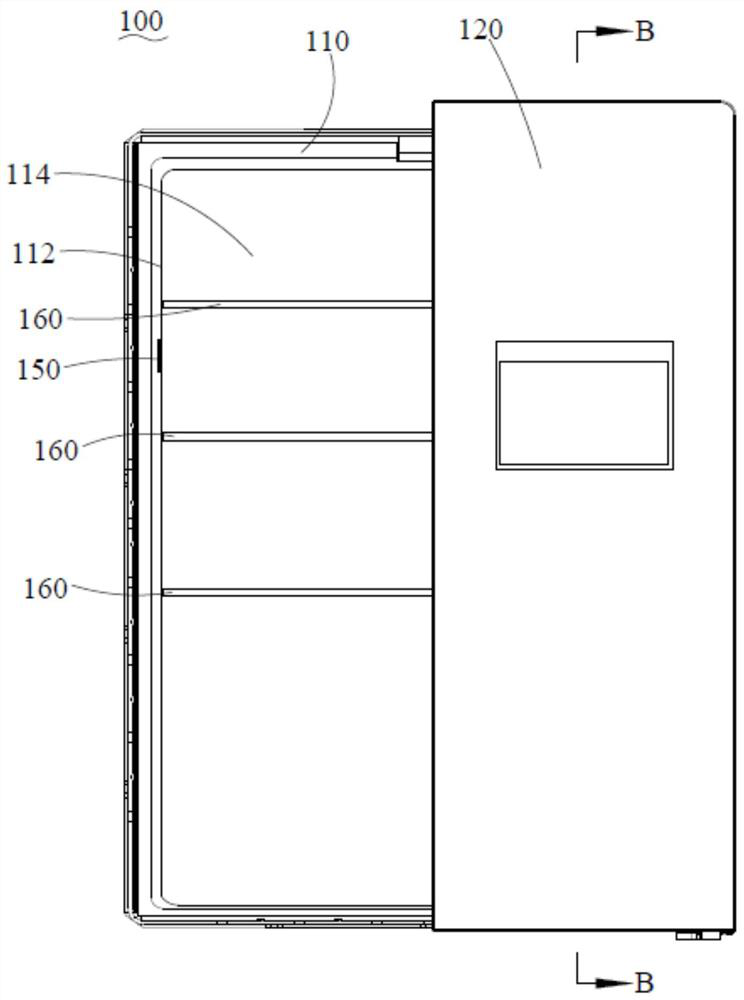 Camera assembly used in refrigerator body and refrigerator