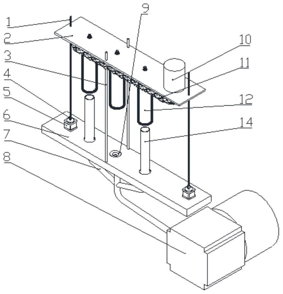 Test tube cleaning device