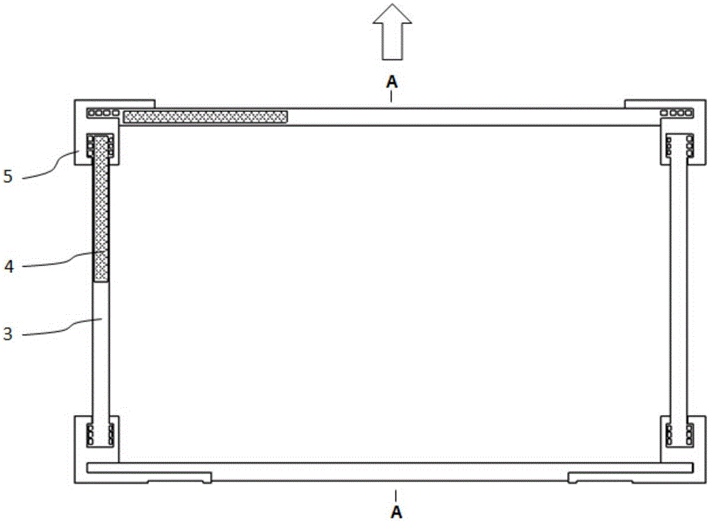 Tenon and mortise type vehicle frame for battery pack of electric vehicle