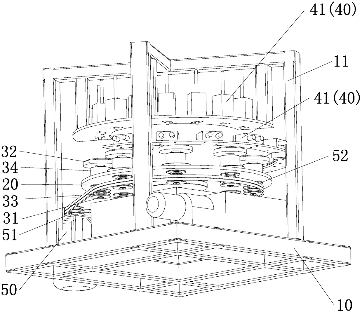 Rotary type stone processing equipment