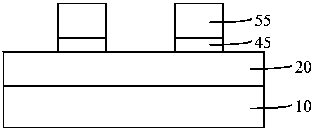 Self-aligned double patterning formation method