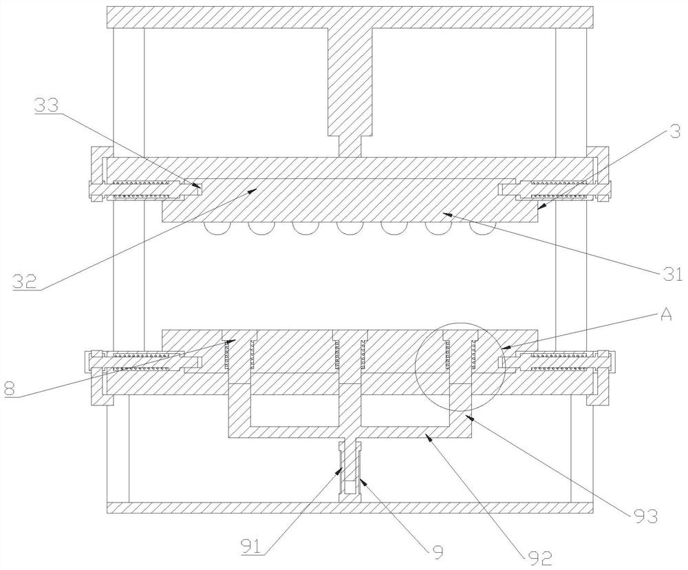 Plate stamping device