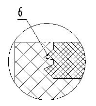 Flexible composite connection pipe fitting for large-aperture plastic pipeline