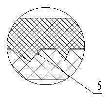 Flexible composite connection pipe fitting for large-aperture plastic pipeline