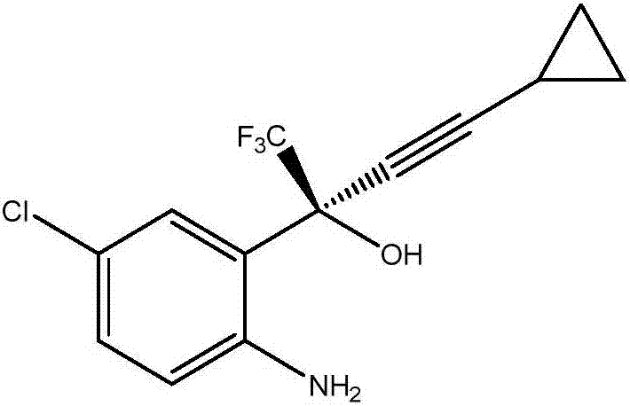 Preparation method of efavirenz intermediate