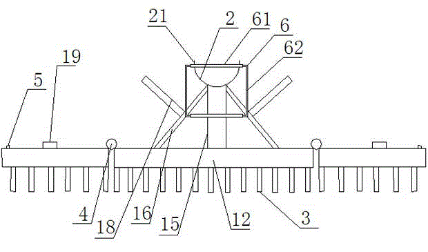 Soil loosening plate