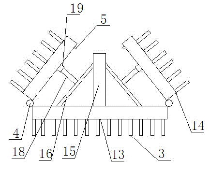 Soil loosening plate