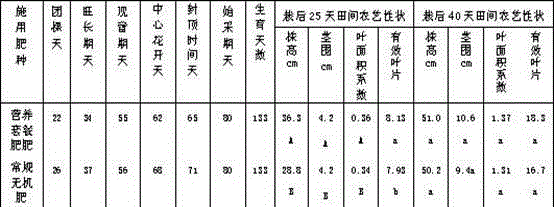 Special nutrient package fertilizer for Honghua Dajinyuan species tobacco and preparation method thereof