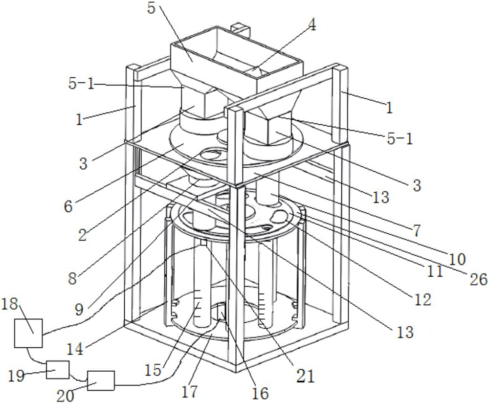 Device for classifying, counting and packaging coins