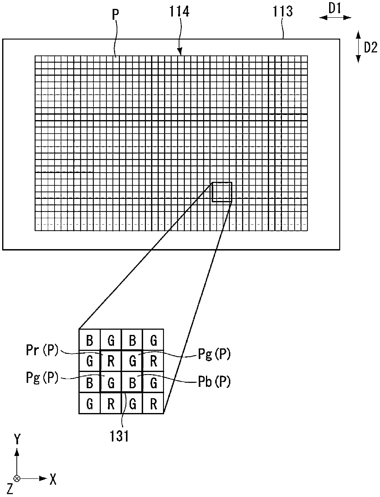 Camera element and camera device