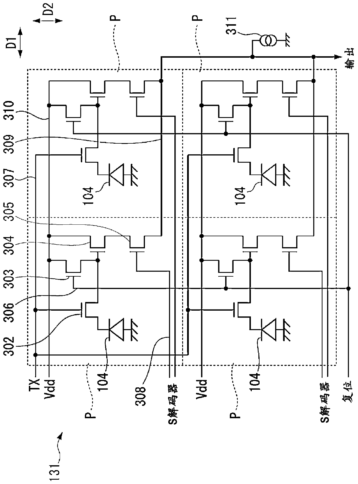 Camera element and camera device