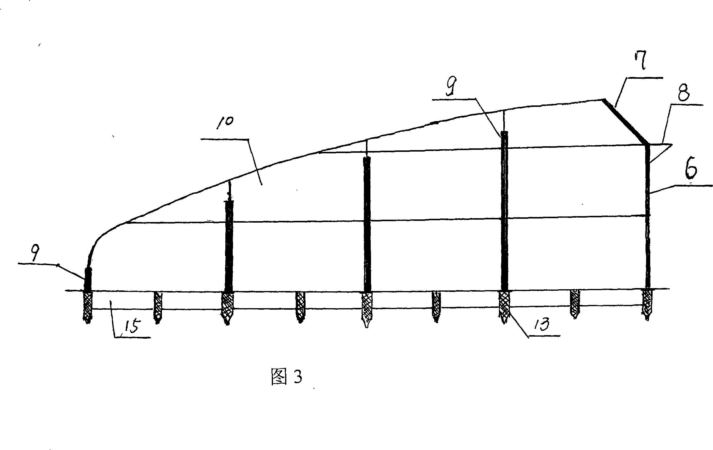 Door type solar energy warm booth production method