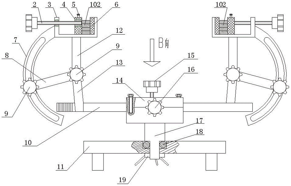 Binding rack capable of improving binding quality of motor hard winding coil