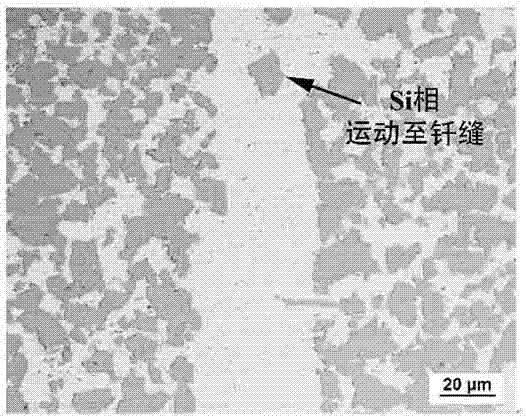 High silicon aluminum matrix composite brazing filler metal and preparation method thereof as well as brazing method