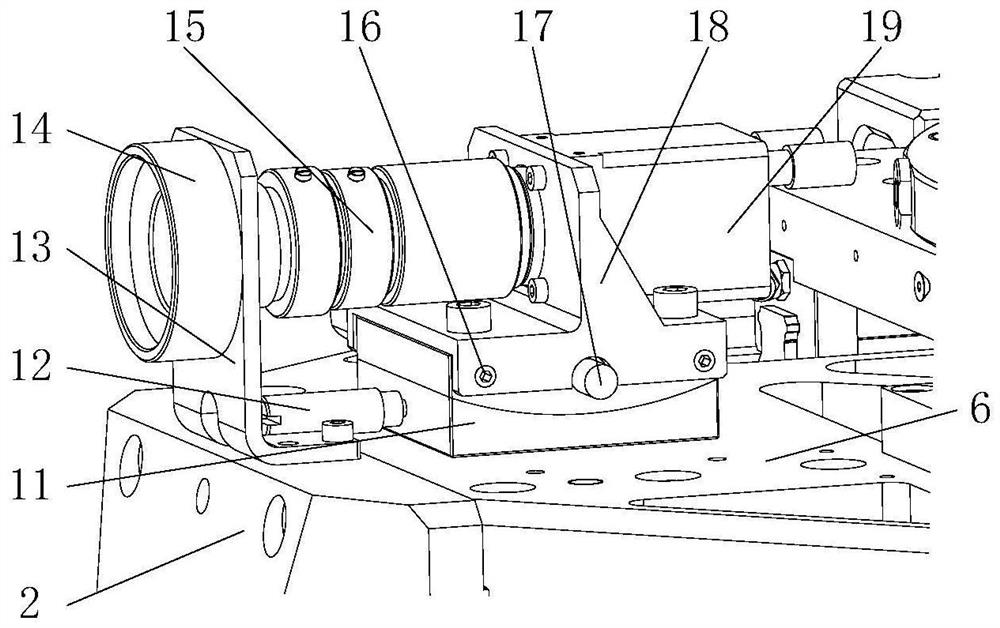 A high-precision drilling and nail feeding device