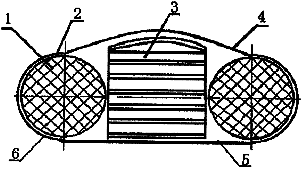 Motor vehicle top-laying fog-haze gas absorption filter