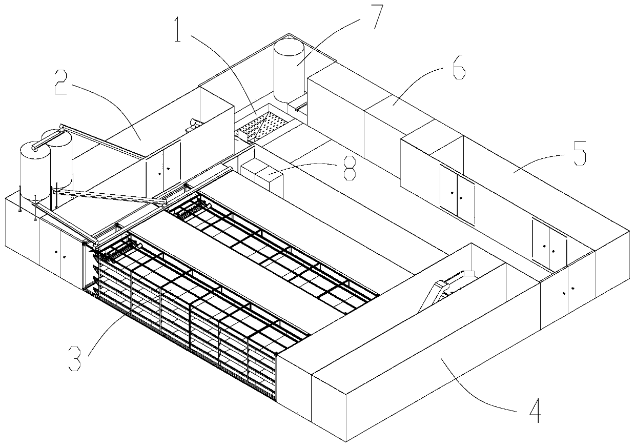 Systematized treatment module of kitchen waste