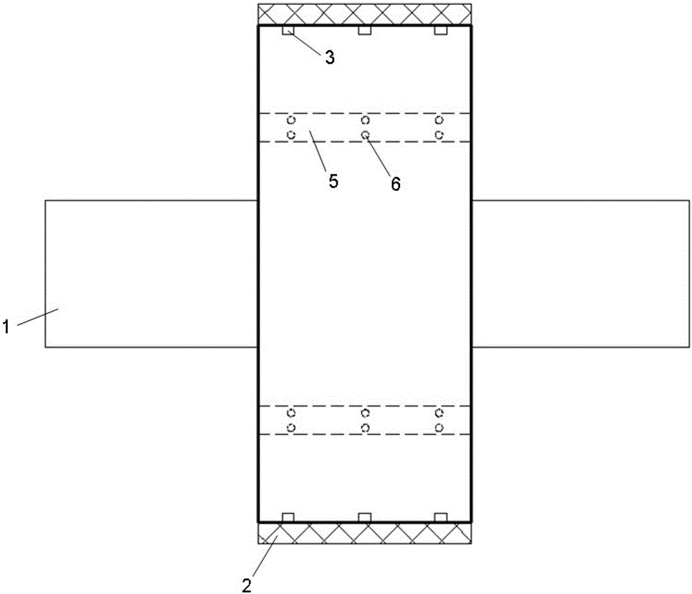 A method and device for preventing pipe body thawing in permafrost regions by using a flexible limit belt device