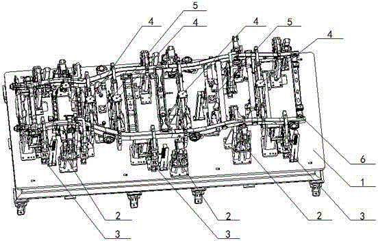 Welding and shape-correcting tooling equipment for vehicle frames of passenger vehicles and use method of welding and shape-correcting tooling equipment