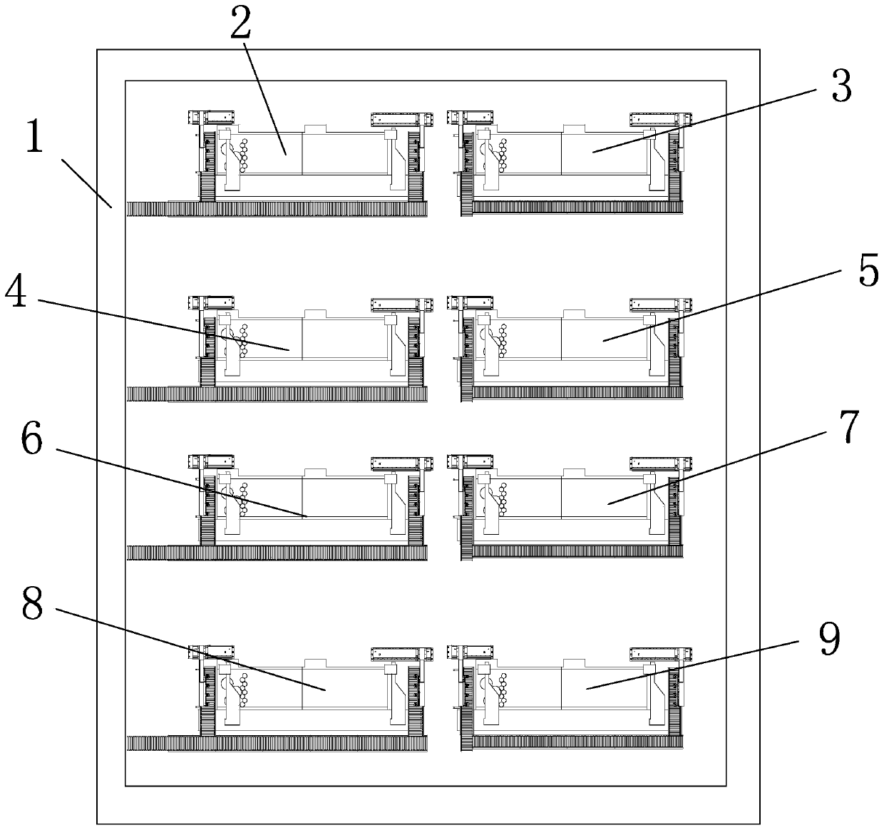 Gas cylinder treatment system for ultra-pure gas and treatment method thereof