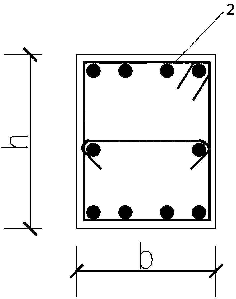 Water closing airbag capable of isolating high and low grade concrete and mounting method of water closing airbag