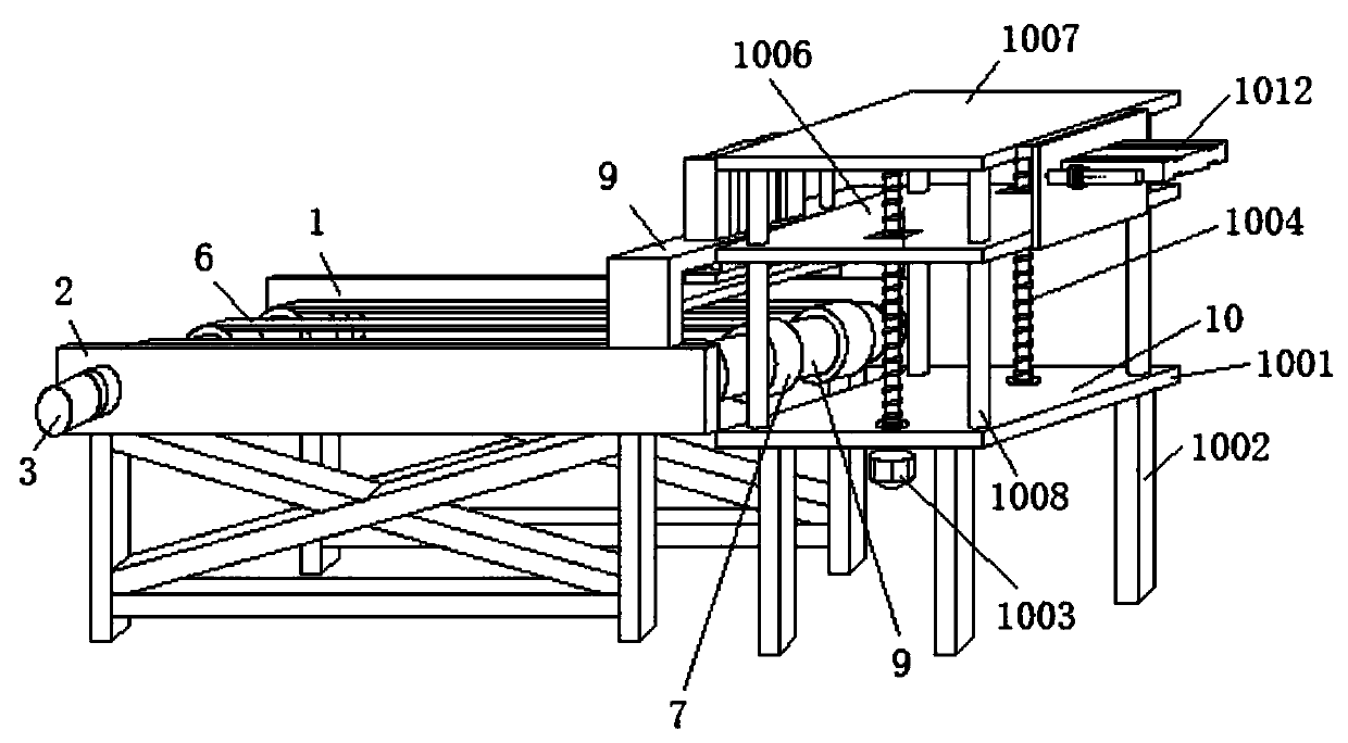 Paperboard stacking machine with automatic counting and staggered stacking mechanism