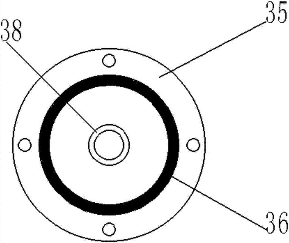 Rotary circulating drying device for new material masterbatch