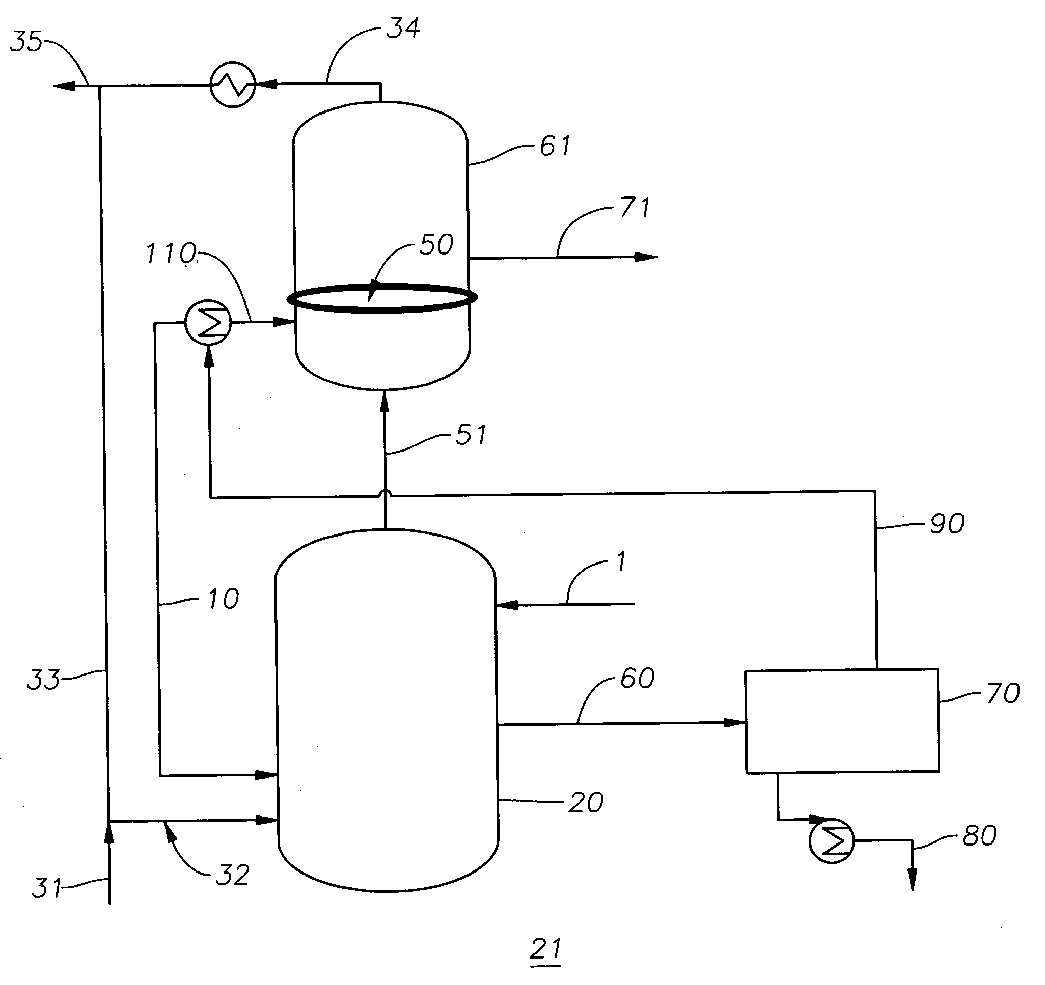 Process for upgrading tar