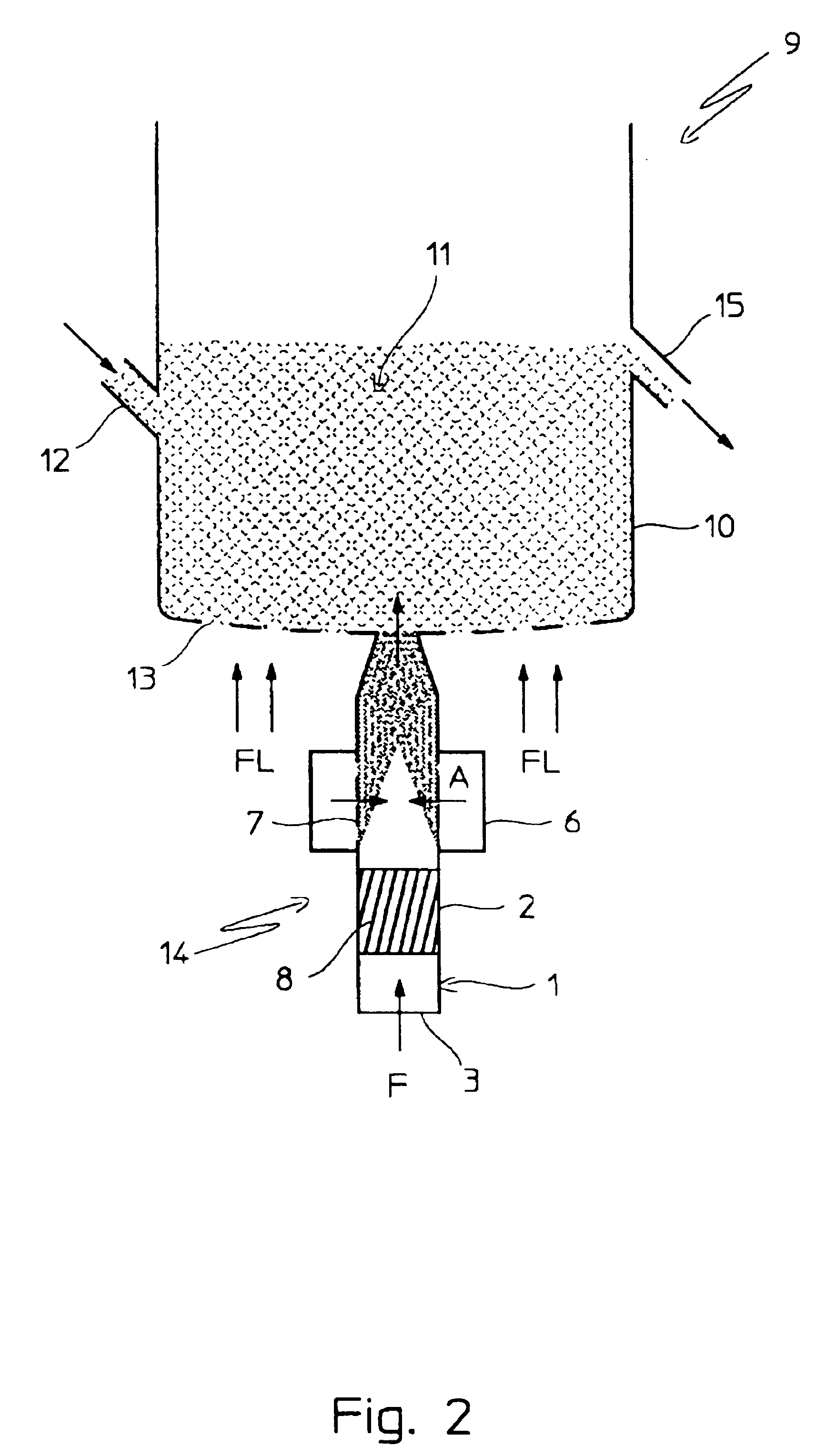 Fluid bed granulation apparatus