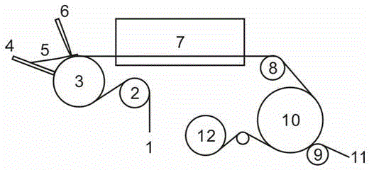 Chitosan dressing and production process thereof