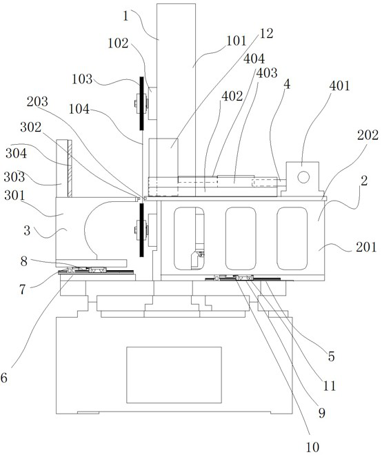 Diamond wire cutting material receiving device