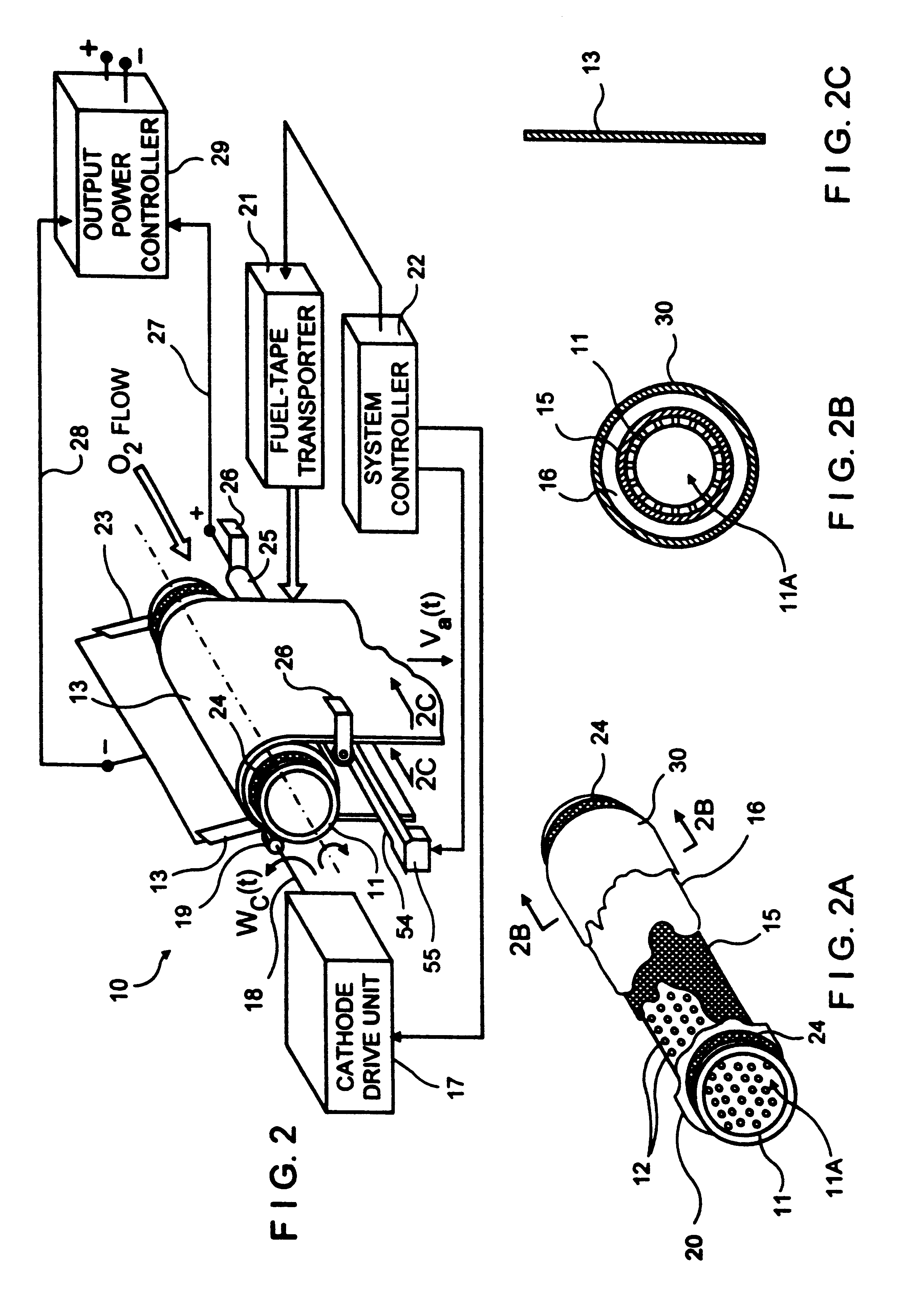 Cathode cylinder for use in metal-air fuel cell battery systems and method of fabricating the same