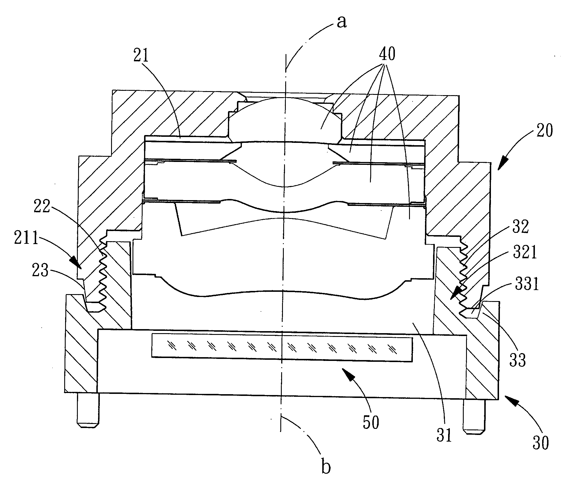 Lens tube and mounting base thereof