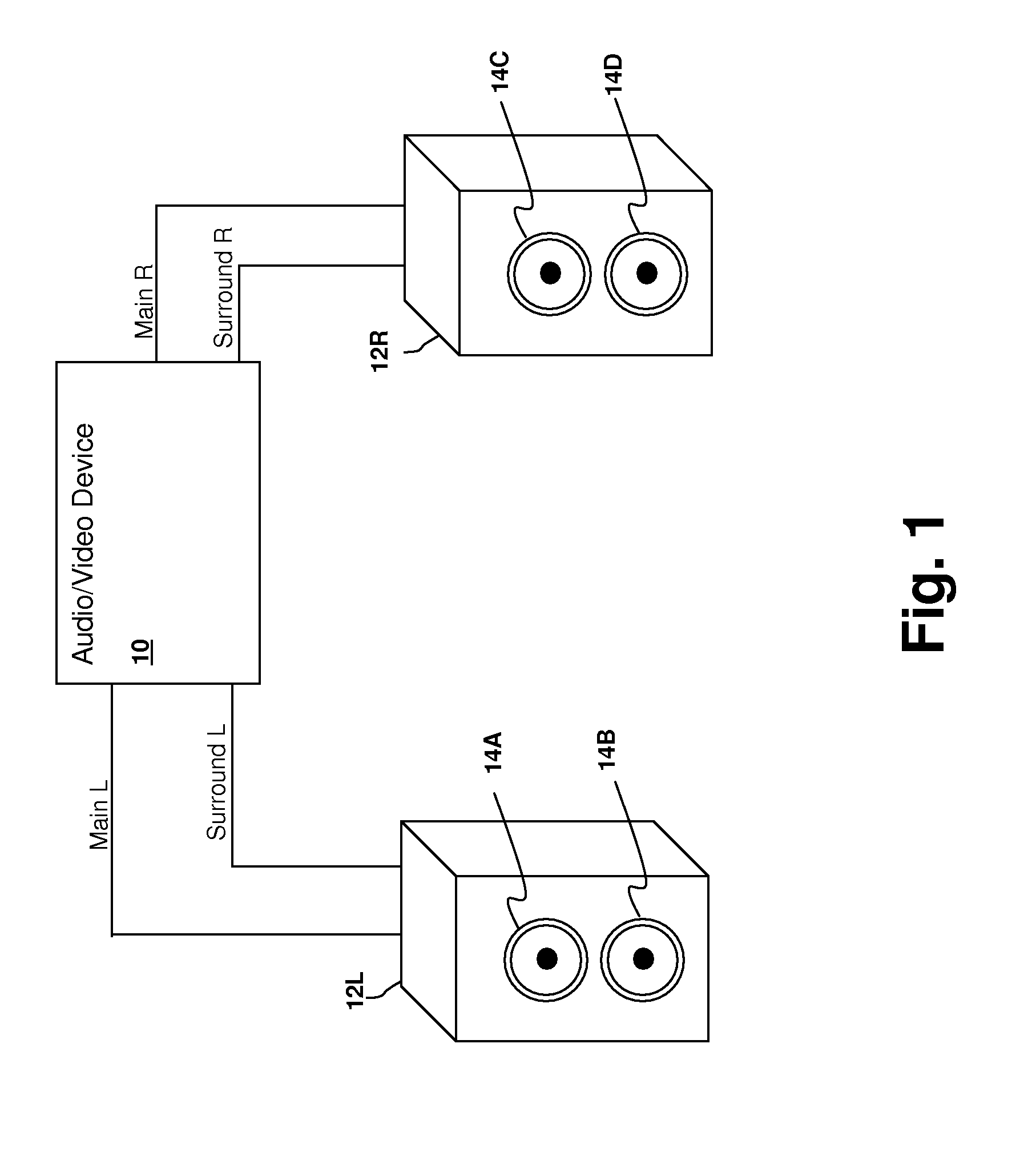 Method and system for surround sound beam-forming using vertically displaced drivers