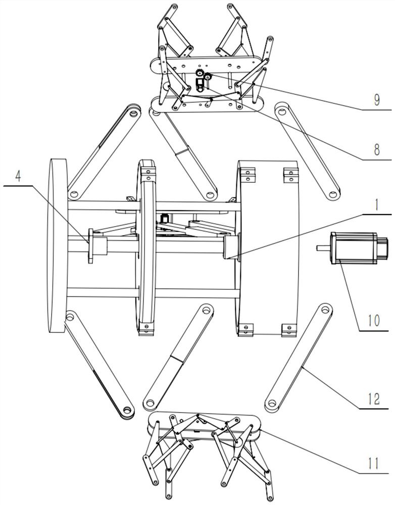 Multi-legged pipeline mobile robot device