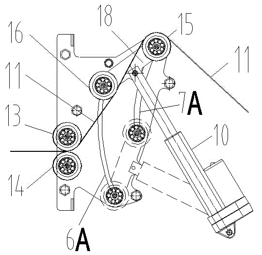 Movable type fixed pull ring bearing dynamometer