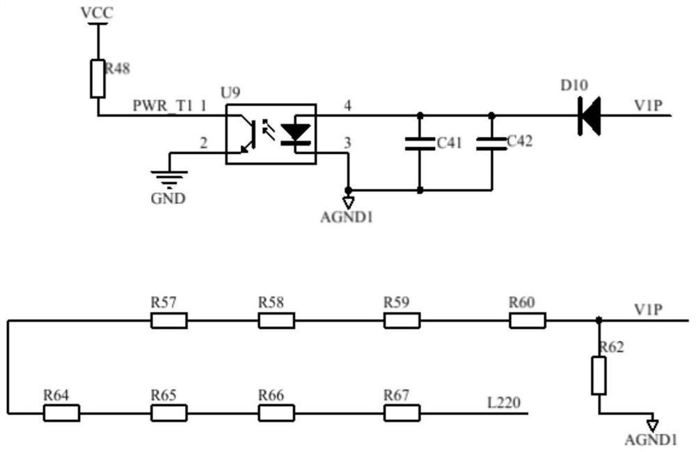 Important equipment power failure real-time alarm device and implementation method thereof