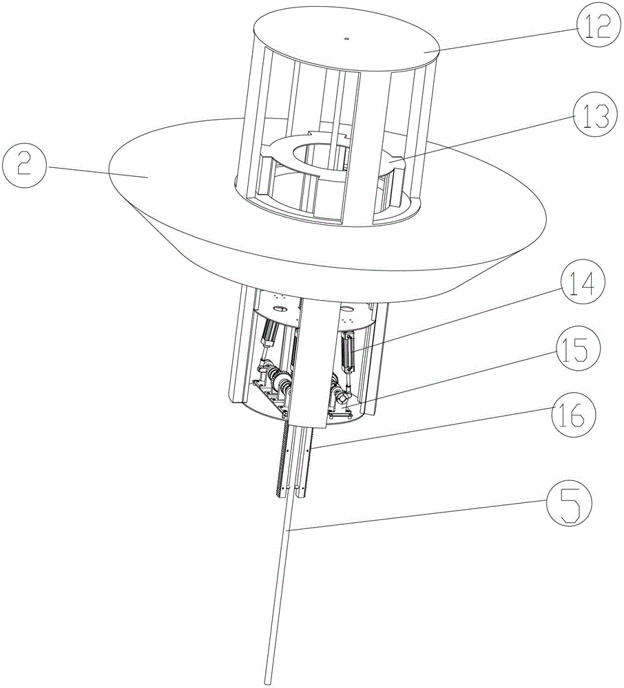 Wave energy seabed air injection device