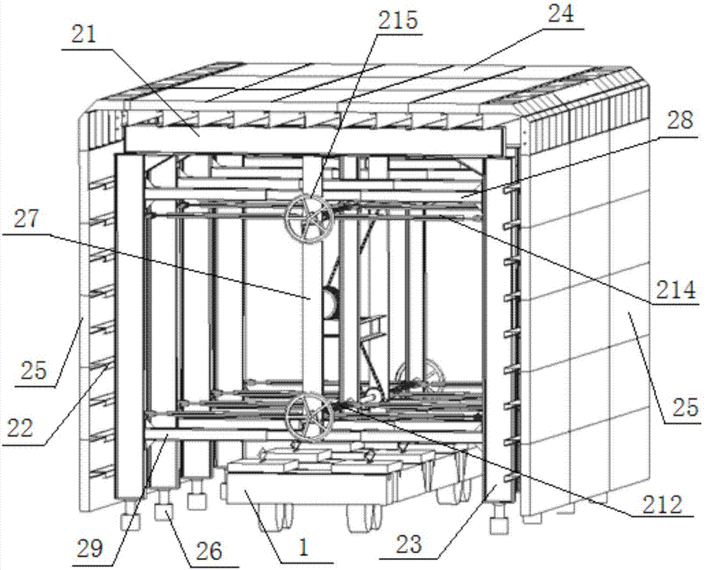 Automatic inner formwork equipment suitable for pipe gallery construction and construction method thereof