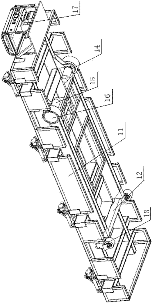 Automatic inner formwork equipment suitable for pipe gallery construction and construction method thereof