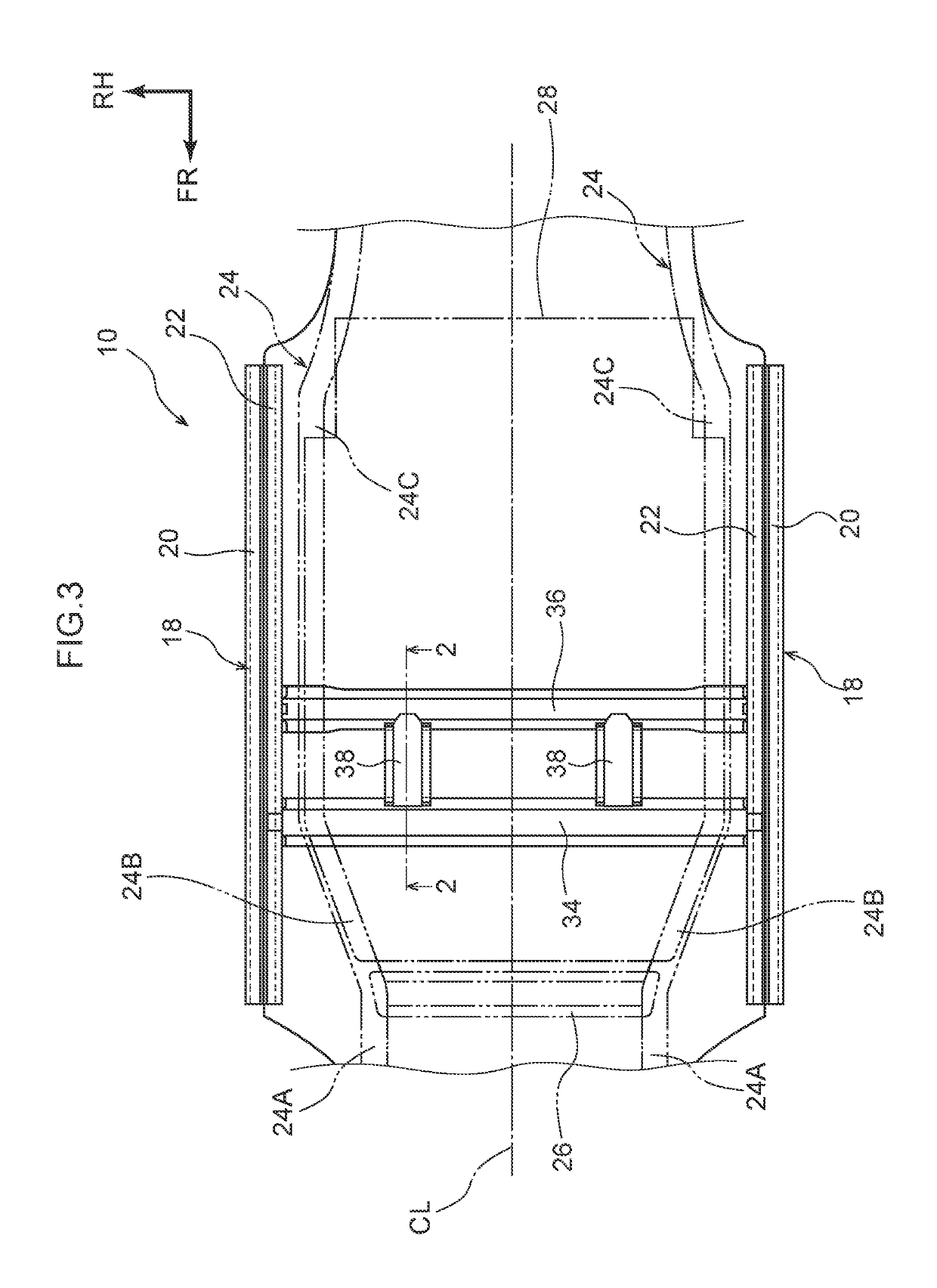 Vehicle framework structure